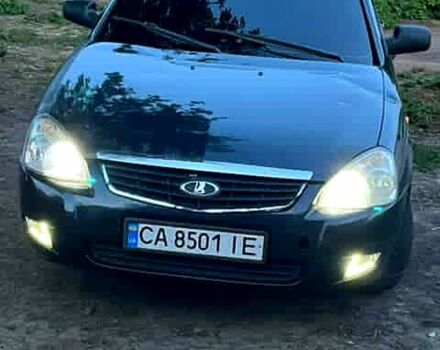 Черный ВАЗ Priora, объемом двигателя 1.6 л и пробегом 216 тыс. км за 2200 $, фото 3 на Automoto.ua
