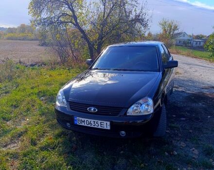 Черный ВАЗ Priora, объемом двигателя 1.6 л и пробегом 153 тыс. км за 3500 $, фото 2 на Automoto.ua