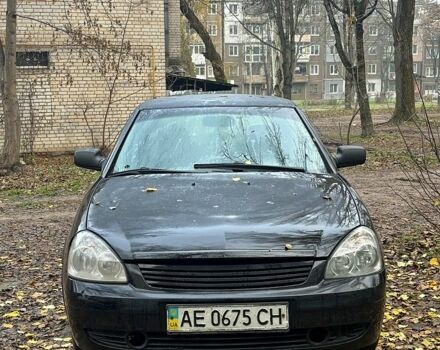 Черный ВАЗ Priora, объемом двигателя 1.6 л и пробегом 232 тыс. км за 1900 $, фото 1 на Automoto.ua