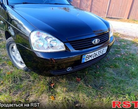 Черный ВАЗ Priora, объемом двигателя 1.6 л и пробегом 153 тыс. км за 3500 $, фото 3 на Automoto.ua