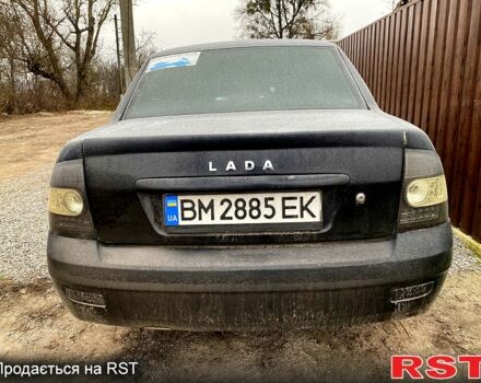 Черный ВАЗ Priora, объемом двигателя 1.6 л и пробегом 226 тыс. км за 1750 $, фото 4 на Automoto.ua