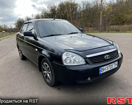 Черный ВАЗ Priora, объемом двигателя 1.6 л и пробегом 105 тыс. км за 4000 $, фото 2 на Automoto.ua