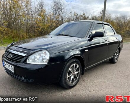 Черный ВАЗ Priora, объемом двигателя 1.6 л и пробегом 105 тыс. км за 4000 $, фото 3 на Automoto.ua