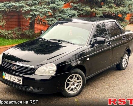 Черный ВАЗ Priora, объемом двигателя 1.6 л и пробегом 182 тыс. км за 3200 $, фото 4 на Automoto.ua