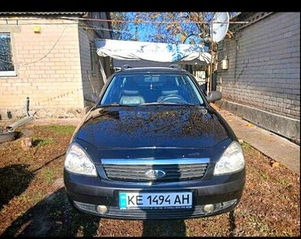 Черный ВАЗ Priora, объемом двигателя 1.6 л и пробегом 96 тыс. км за 3900 $, фото 1 на Automoto.ua