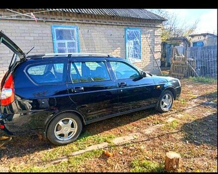 Черный ВАЗ Priora, объемом двигателя 1.6 л и пробегом 96 тыс. км за 3900 $, фото 2 на Automoto.ua