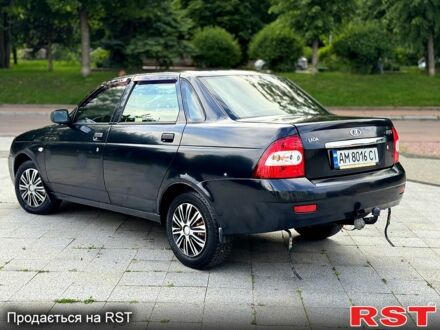 Черный ВАЗ Priora, объемом двигателя 1.6 л и пробегом 144 тыс. км за 2500 $, фото 1 на Automoto.ua