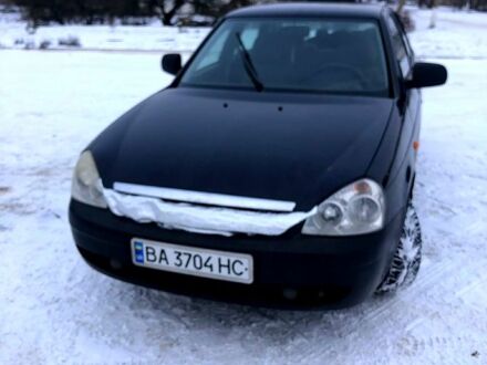 Черный ВАЗ Priora, объемом двигателя 1.6 л и пробегом 174 тыс. км за 2000 $, фото 1 на Automoto.ua