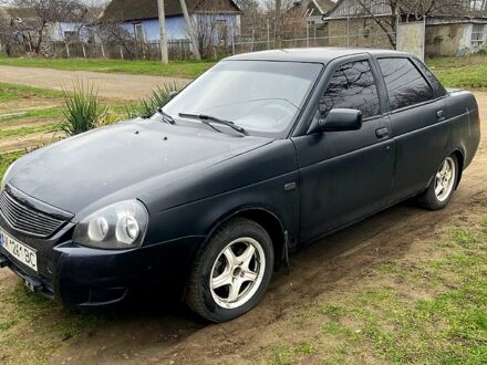 Чорний ВАЗ Priora, об'ємом двигуна 1.6 л та пробігом 227 тис. км за 1300 $, фото 1 на Automoto.ua