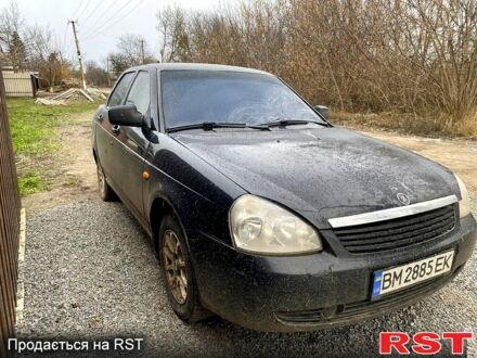 Черный ВАЗ Priora, объемом двигателя 1.6 л и пробегом 226 тыс. км за 1750 $, фото 1 на Automoto.ua
