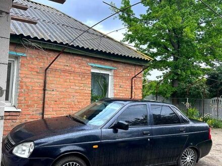 Черный ВАЗ Priora, объемом двигателя 1.6 л и пробегом 260 тыс. км за 2500 $, фото 1 на Automoto.ua