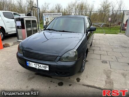 Черный ВАЗ Priora, объемом двигателя 1.6 л и пробегом 230 тыс. км за 2350 $, фото 1 на Automoto.ua