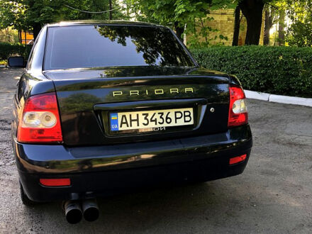 Чорний ВАЗ Priora, об'ємом двигуна 1.6 л та пробігом 280 тис. км за 2500 $, фото 1 на Automoto.ua