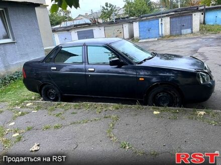 Черный ВАЗ Priora, объемом двигателя 1.6 л и пробегом 222 тыс. км за 1499 $, фото 1 на Automoto.ua