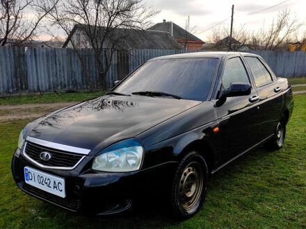 Черный ВАЗ Priora, объемом двигателя 1.6 л и пробегом 170 тыс. км за 2300 $, фото 1 на Automoto.ua