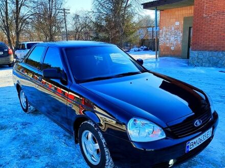 Черный ВАЗ Priora, объемом двигателя 1.6 л и пробегом 1550 тыс. км за 3690 $, фото 1 на Automoto.ua