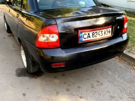 Черный ВАЗ Priora, объемом двигателя 1.6 л и пробегом 250 тыс. км за 2200 $, фото 1 на Automoto.ua