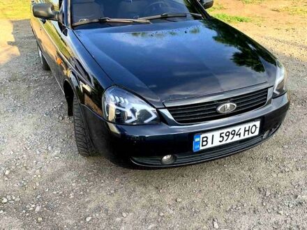 ВАЗ Priora 2008 в Кобеляках на Automoto.ua Черный ВАЗ Priora, объемом двигателя 1.6 л и пробегом 196 тыс. км за 1600 $, фото 1 на Automoto.ua