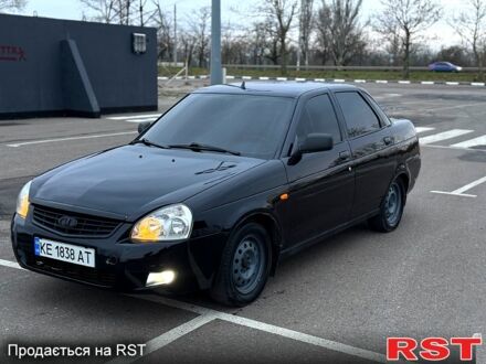 Черный ВАЗ Priora, объемом двигателя 1.6 л и пробегом 190 тыс. км за 3100 $, фото 1 на Automoto.ua