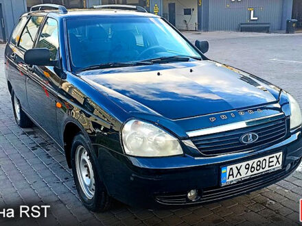 Черный ВАЗ Priora, объемом двигателя 1.6 л и пробегом 170 тыс. км за 3300 $, фото 1 на Automoto.ua