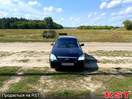 Черный ВАЗ Priora, объемом двигателя 1.6 л и пробегом 158 тыс. км за 3000 $, фото 1 на Automoto.ua