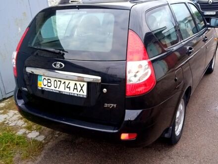 Черный ВАЗ Priora, объемом двигателя 1.6 л и пробегом 106 тыс. км за 3950 $, фото 1 на Automoto.ua