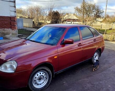 Красный ВАЗ Priora, объемом двигателя 1.6 л и пробегом 240 тыс. км за 2500 $, фото 9 на Automoto.ua