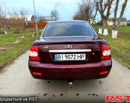Красный ВАЗ Priora, объемом двигателя 1.6 л и пробегом 150 тыс. км за 1750 $, фото 2 на Automoto.ua