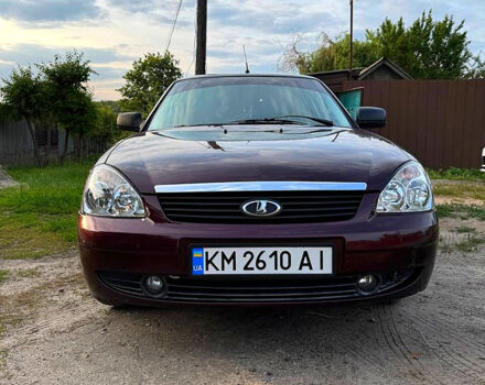 Красный ВАЗ Priora, объемом двигателя 1.6 л и пробегом 250 тыс. км за 3200 $, фото 1 на Automoto.ua