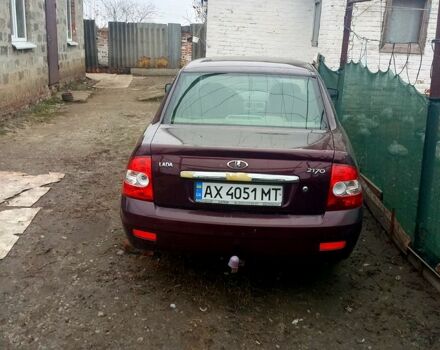 Красный ВАЗ Priora, объемом двигателя 1.6 л и пробегом 190 тыс. км за 4000 $, фото 1 на Automoto.ua