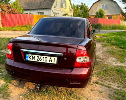 Красный ВАЗ Priora, объемом двигателя 1.6 л и пробегом 250 тыс. км за 3200 $, фото 3 на Automoto.ua