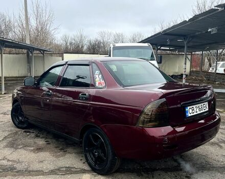 Красный ВАЗ Priora, объемом двигателя 1.6 л и пробегом 250 тыс. км за 1950 $, фото 2 на Automoto.ua