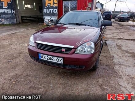 Червоний ВАЗ Priora, об'ємом двигуна 1.6 л та пробігом 160 тис. км за 4200 $, фото 1 на Automoto.ua