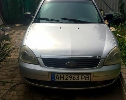 Серый ВАЗ Priora, объемом двигателя 1.6 л и пробегом 190 тыс. км за 2600 $, фото 4 на Automoto.ua