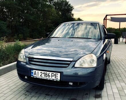 Синий ВАЗ Priora, объемом двигателя 1.6 л и пробегом 250 тыс. км за 2300 $, фото 2 на Automoto.ua