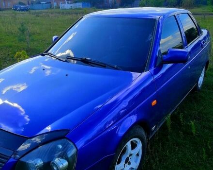Синий ВАЗ Priora, объемом двигателя 1.6 л и пробегом 196 тыс. км за 2800 $, фото 2 на Automoto.ua