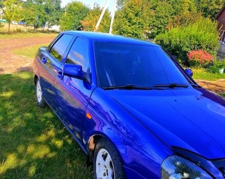 Синий ВАЗ Priora, объемом двигателя 1.6 л и пробегом 196 тыс. км за 2800 $, фото 4 на Automoto.ua