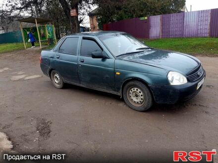 Зеленый ВАЗ Priora, объемом двигателя 1.6 л и пробегом 250 тыс. км за 1600 $, фото 1 на Automoto.ua