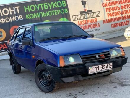Синий ВАЗ Самара, объемом двигателя 1.5 л и пробегом 250 тыс. км за 2600 $, фото 1 на Automoto.ua