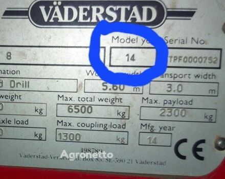 Вадерстад TPF 8, объемом двигателя 0 л и пробегом 0 тыс. км за 48963 $, фото 12 на Automoto.ua
