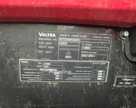 Красный Valtra Другая, объемом двигателя 0 л и пробегом 0 тыс. км за 110601 $, фото 13 на Automoto.ua