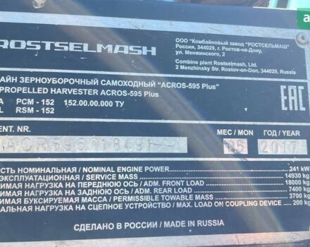 Версатайл Acros, об'ємом двигуна 0 л та пробігом 0 тис. км за 70832 $, фото 4 на Automoto.ua