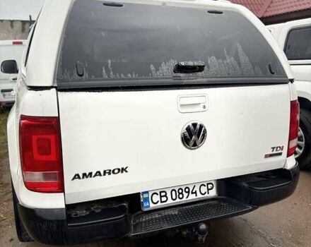 Белый Фольксваген Амарок, объемом двигателя 1.97 л и пробегом 272 тыс. км за 25000 $, фото 3 на Automoto.ua