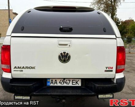 Білий Фольксваген Амарок, об'ємом двигуна 2 л та пробігом 415 тис. км за 14500 $, фото 1 на Automoto.ua