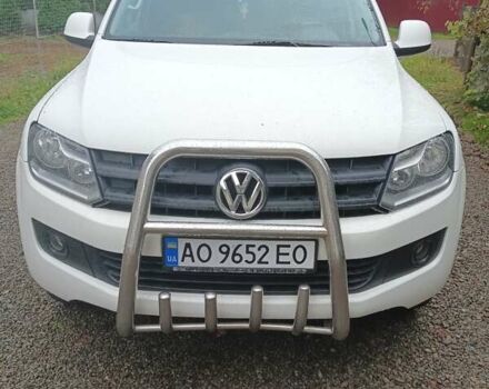 Белый Фольксваген Амарок, объемом двигателя 2 л и пробегом 167 тыс. км за 15000 $, фото 1 на Automoto.ua