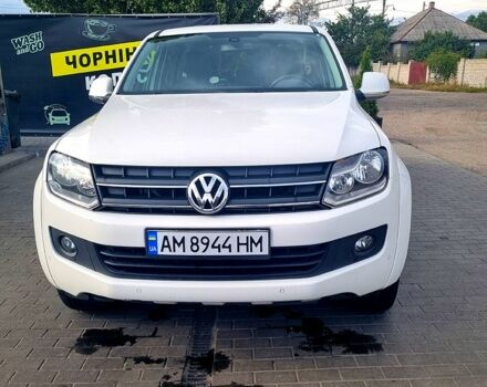 Білий Фольксваген Амарок, об'ємом двигуна 2 л та пробігом 160 тис. км за 20500 $, фото 1 на Automoto.ua