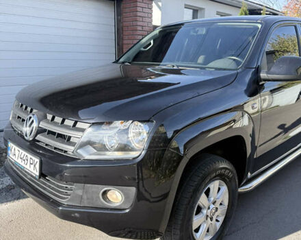 Черный Фольксваген Амарок, объемом двигателя 1.97 л и пробегом 190 тыс. км за 14999 $, фото 3 на Automoto.ua
