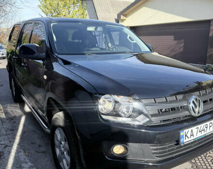 Черный Фольксваген Амарок, объемом двигателя 1.97 л и пробегом 190 тыс. км за 14999 $, фото 2 на Automoto.ua