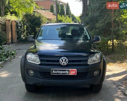 Черный Фольксваген Амарок, объемом двигателя 2 л и пробегом 217 тыс. км за 14690 $, фото 1 на Automoto.ua