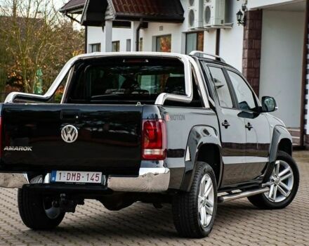 Черный Фольксваген Амарок, объемом двигателя 2 л и пробегом 153 тыс. км за 4725 $, фото 3 на Automoto.ua